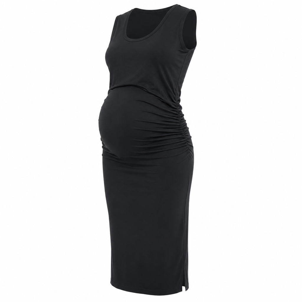 Black Charlie maternity dress
