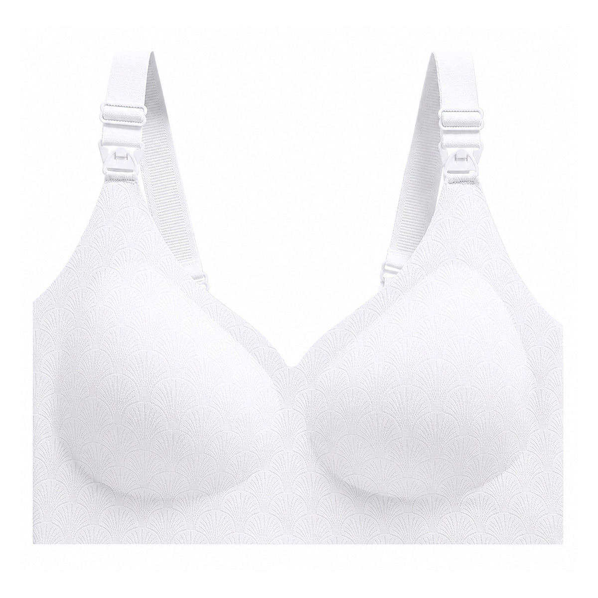 Alexis Nursing Bra | White
