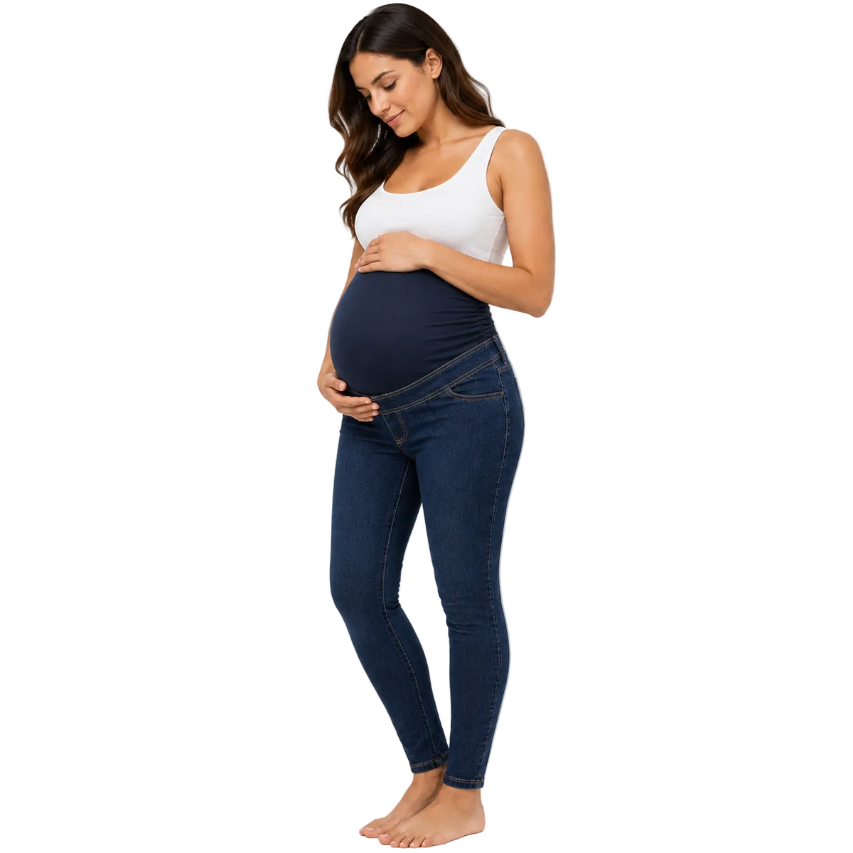 Skinny maternity jeans