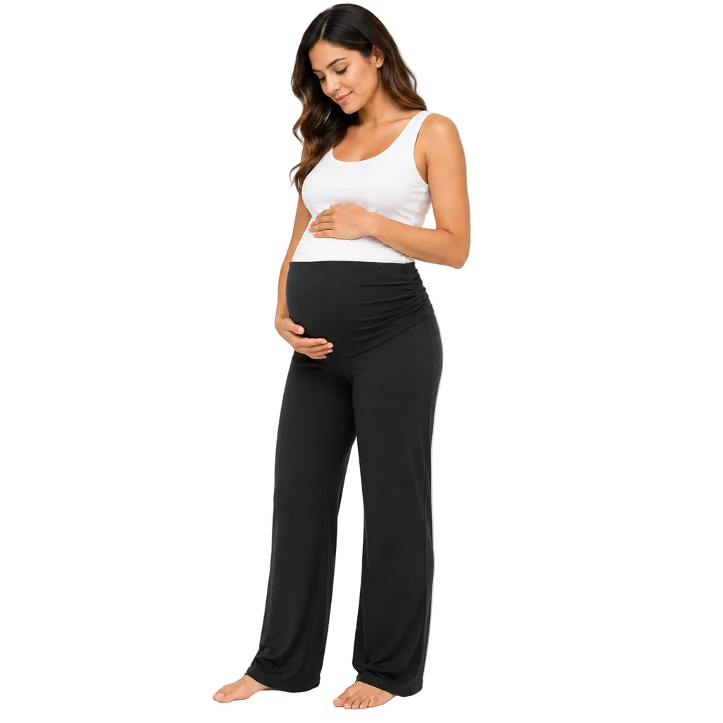 Black ballerina maternity pants