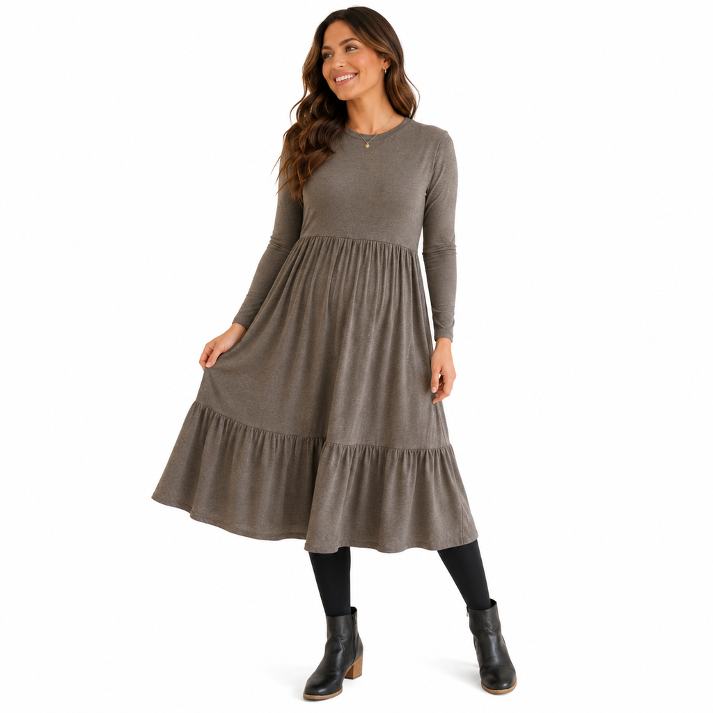 Mia Dress | Charcoal