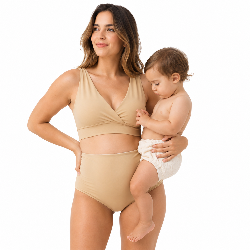 Two Piece Swimwear Set | Nude