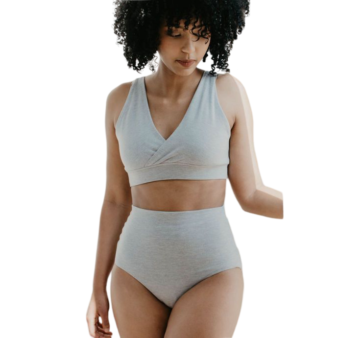 Elizabeth Underwear Set | Grey Melange