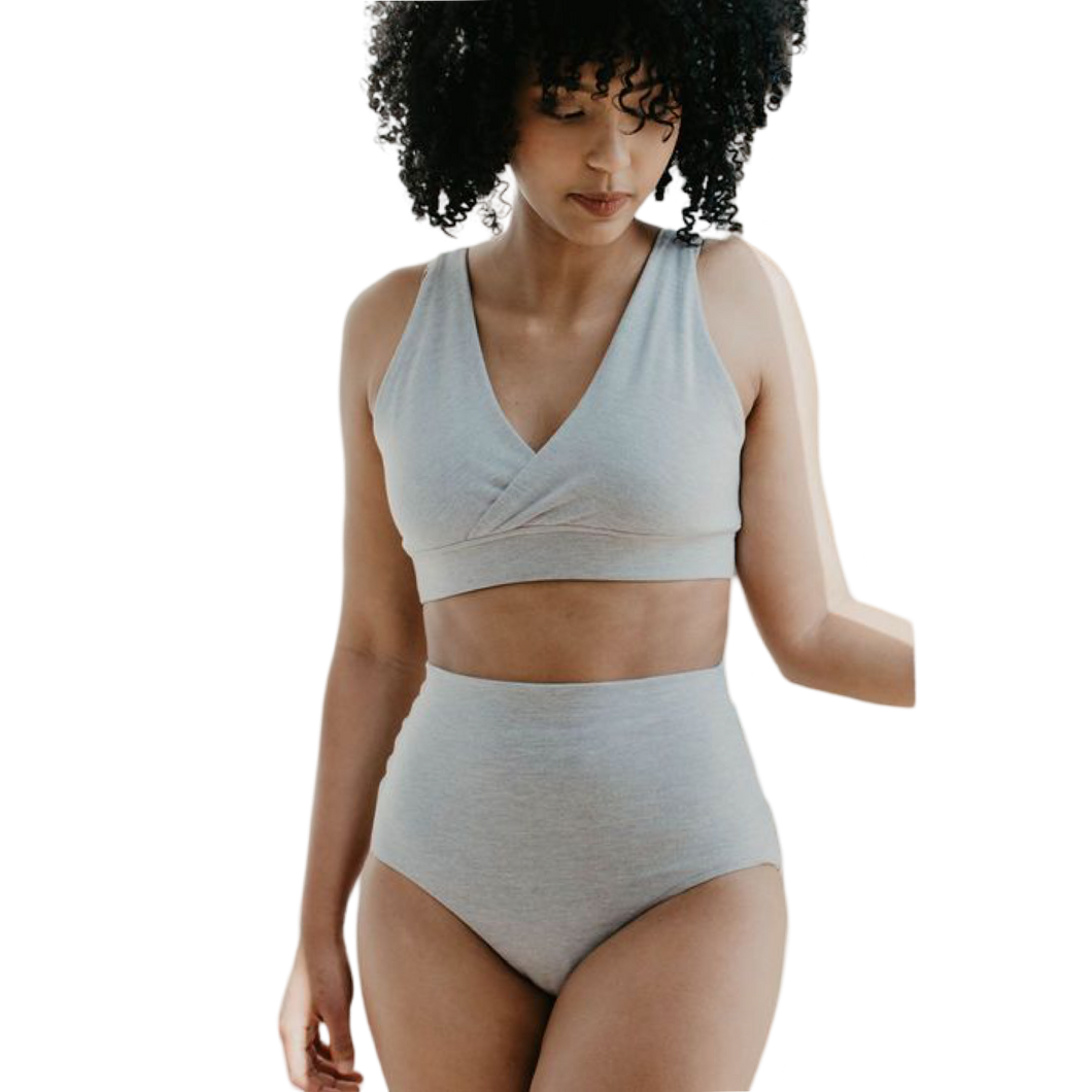 Elizabeth Underwear Set | Grey Melange