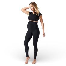 Mama Noo Black Maternity Seamless Leggings