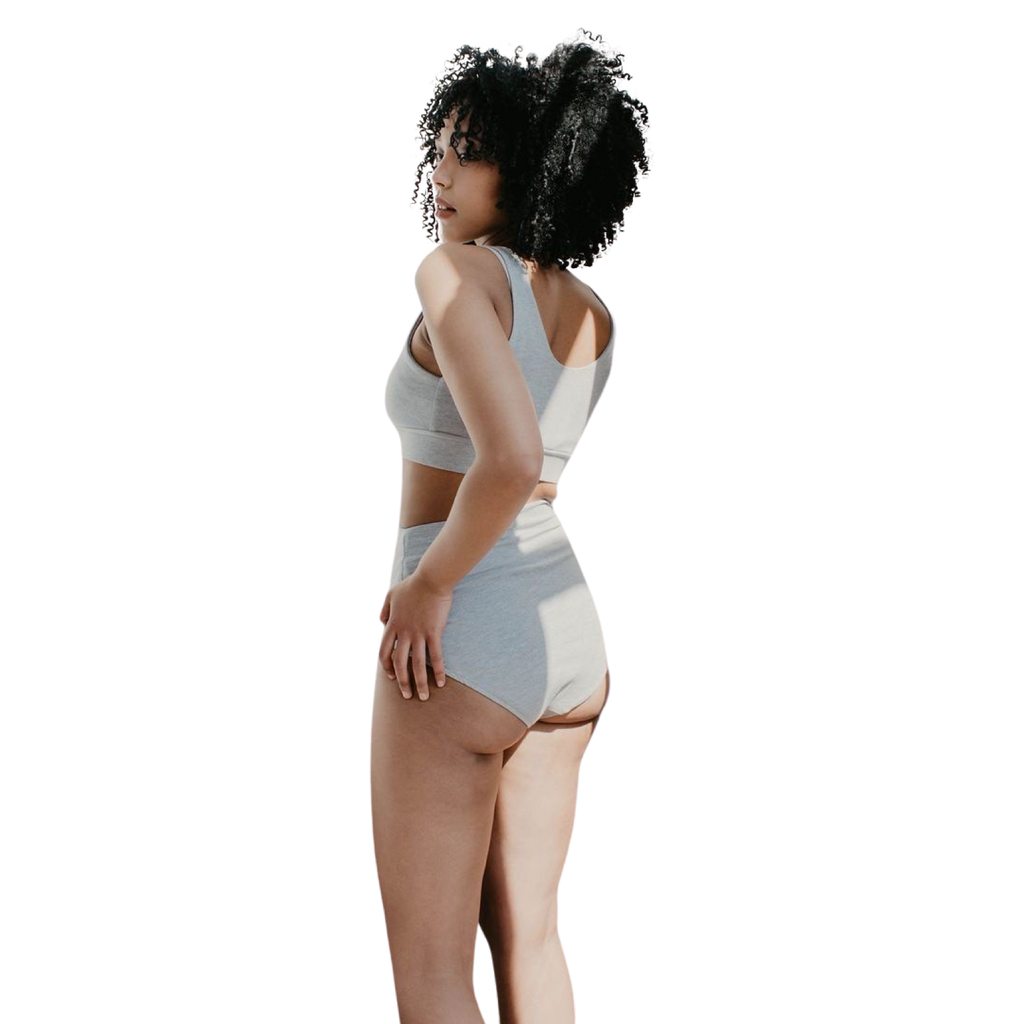 Elizabeth Underwear Set | Grey Melange
