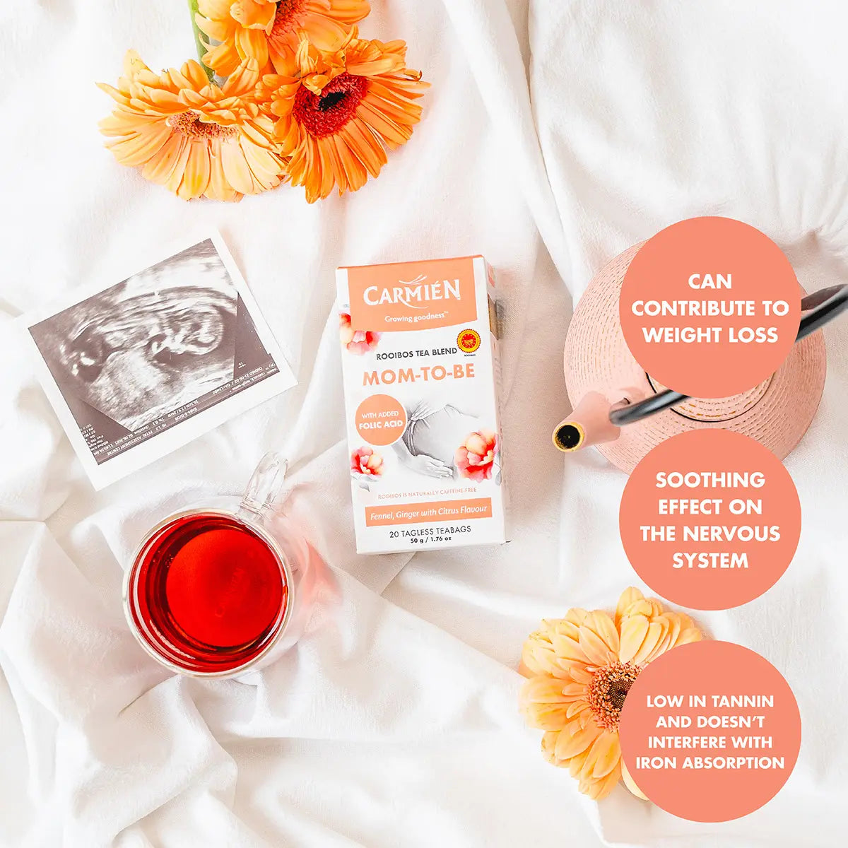 Carmién Mom-To-Be with Folic Acid (20 Teabags)