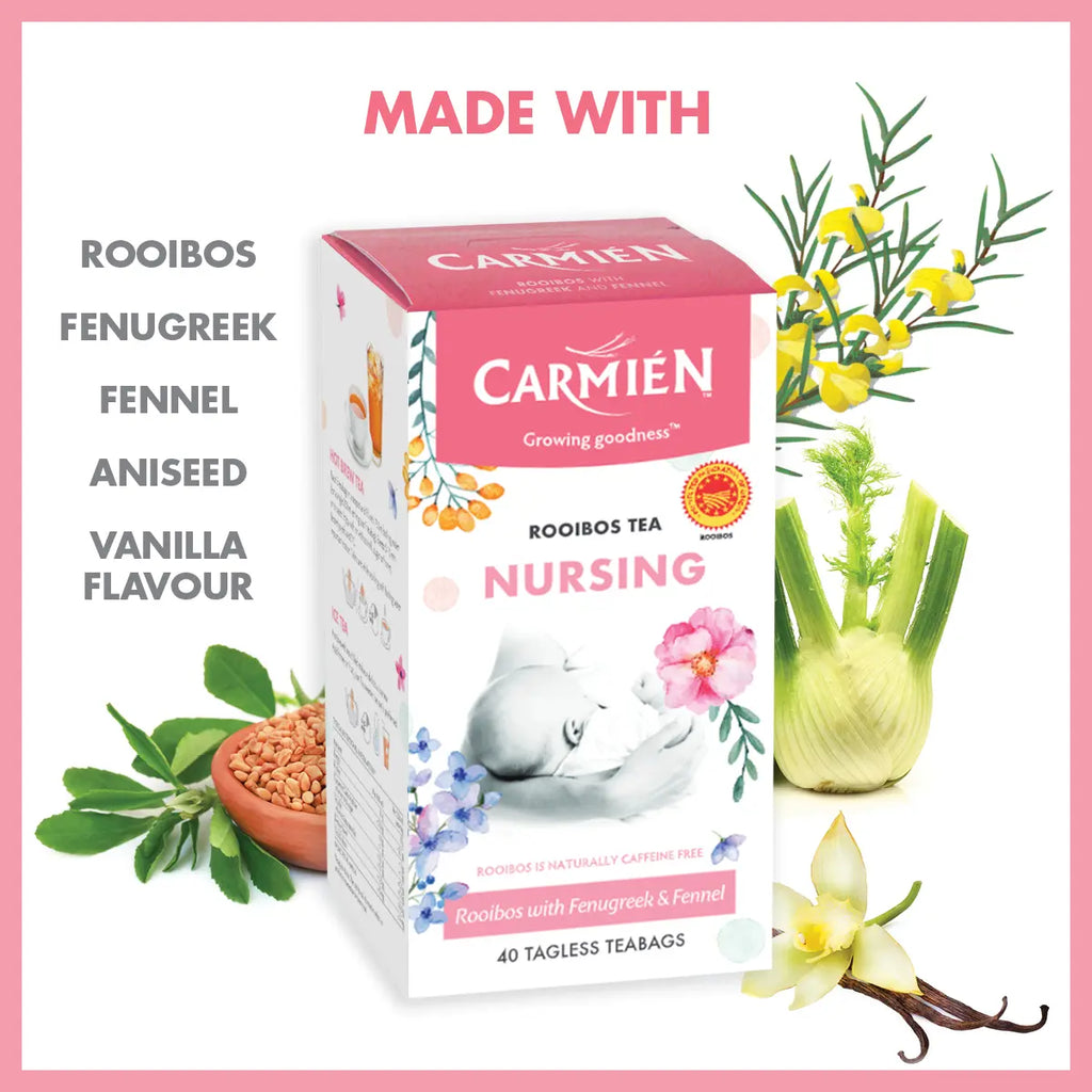 Carmién Nursing with Fenugreek & Fennel (40 Teabags)