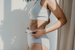 Elizabeth Underwear Set | Grey Melange