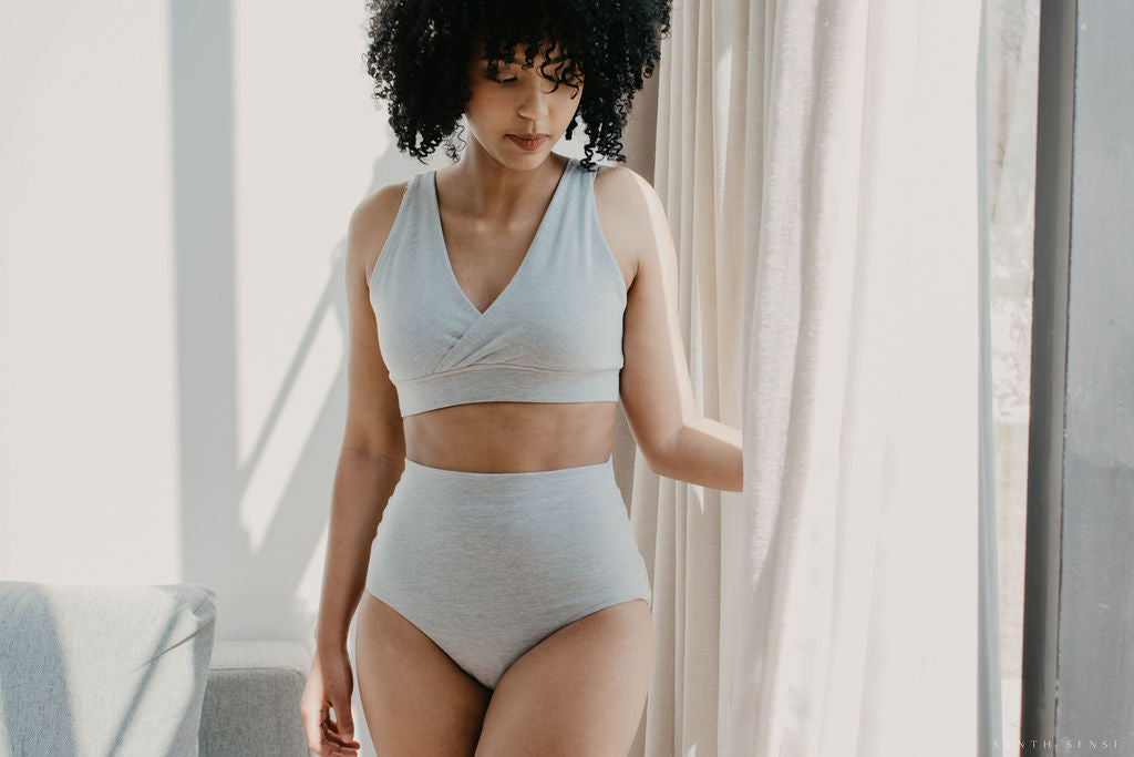 Elizabeth Underwear Set | Grey Melange