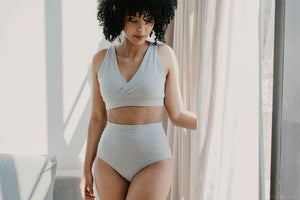 Elizabeth Underwear Set | Grey Melange