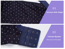 Amanda Nursing Bra | Navy Polka Dot