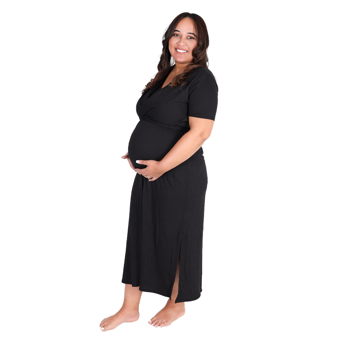 Sophie Rib Dress | Short Sleeve