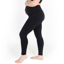 Mama Noo Black Maternity Seamless Leggings