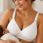 Alexis Nursing Bra | White